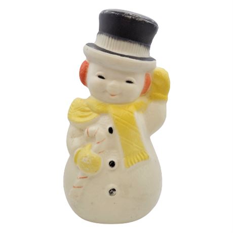 Vintags 50s Poloron Snowman Blowmold