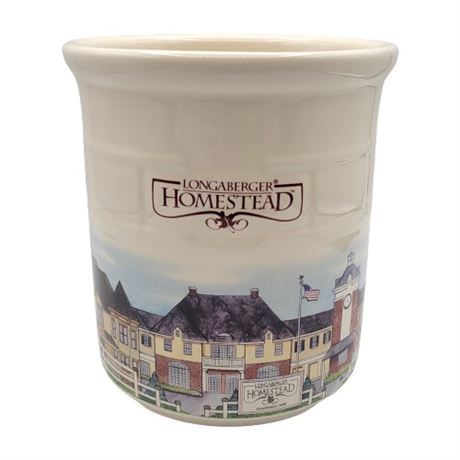 Longaberger Pottery Homestead Crock NEW (2 of 2)