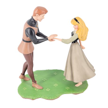 Disney "Chance Encounter" Sleeping Beauty Briar Rose and Prince Phillip Figurine
