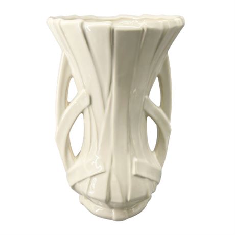 McCoy Pottery Ribbon Strap Vase