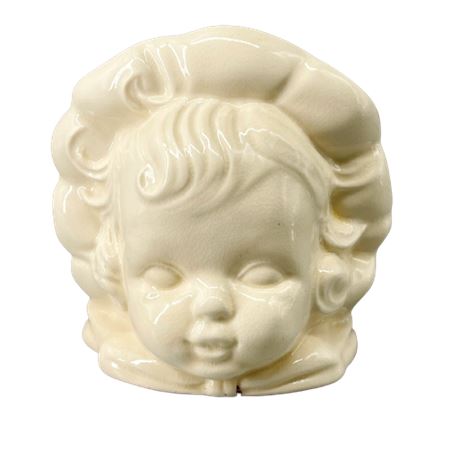 Hull Pottery Baby in Bonnet Planter Vase