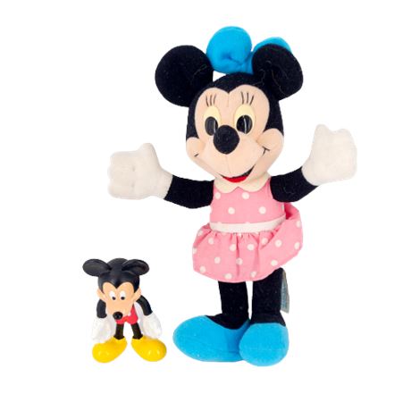 Playskool Mini Plush / Walt Disney World Mickey Mouse Figurine