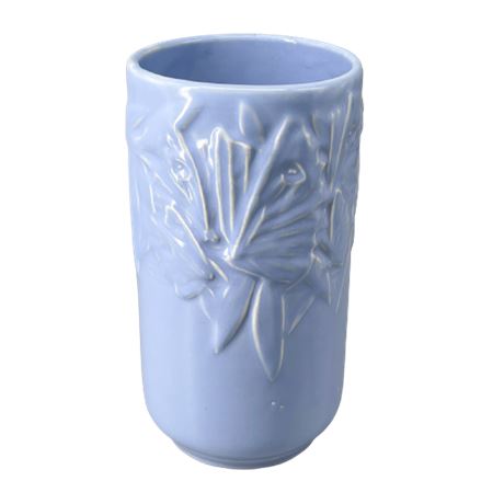 McCoy Pottery Butterfly Cylinder Vase