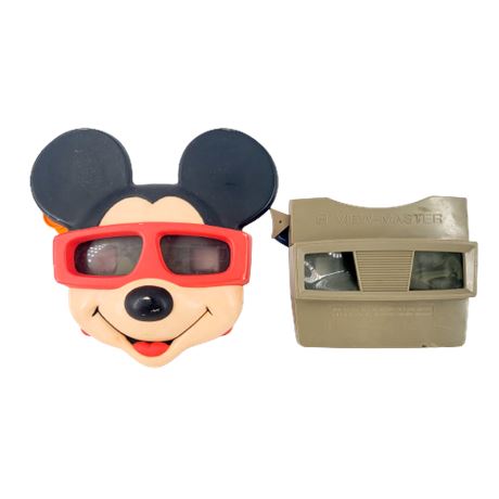 Vintage Mickey Mouse / Gray View-Master's