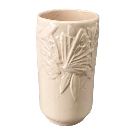 McCoy Pottery Butterfly Cylinder Vase