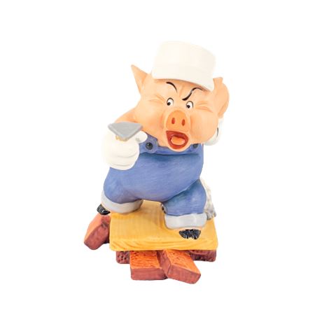 Disney "Work and Play Don't Mix" Three Little Pigs Figurine (WDCC)