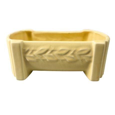 McCoy Pottery Yellow Sand Butterfly Planter