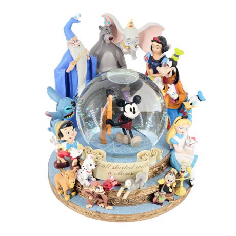 Disney "It all Started with a Mouse" Music Snow Globe