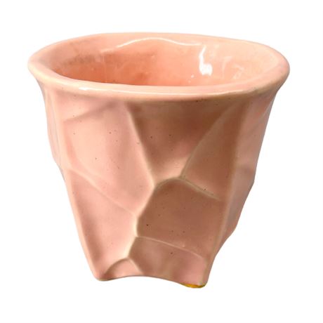 McCoy Pottery Pink Leaf Planter
