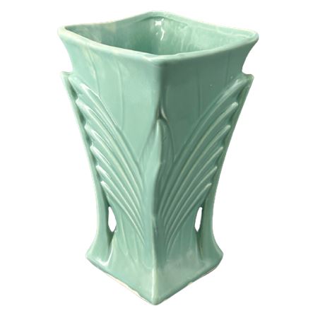 McCoy Pottery Green Wings Vase