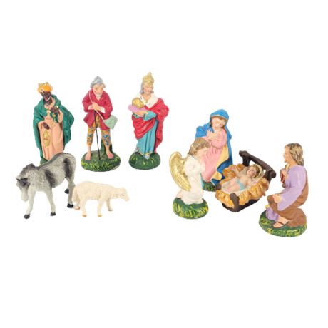Vintage Nativity Set