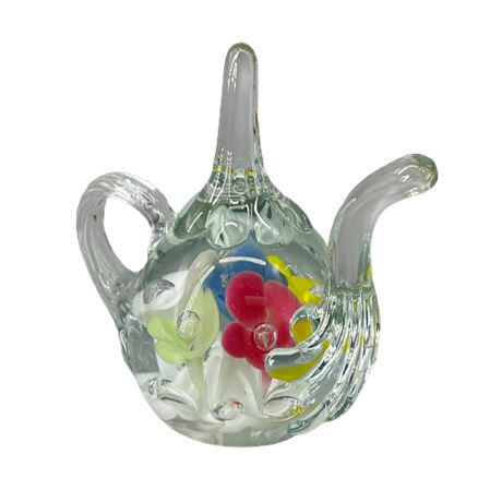Joe St Clair Art Glass Ring Holder