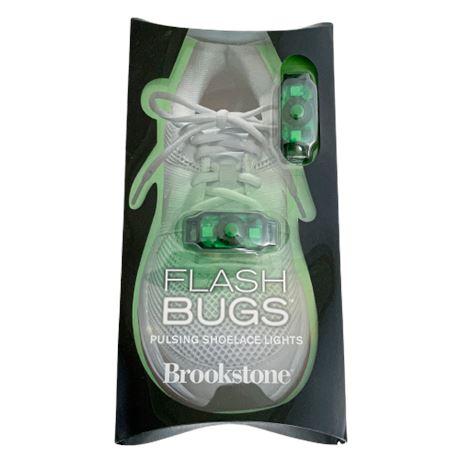 Flash Bugs Pulsing Shoelace Lights by Brookstone