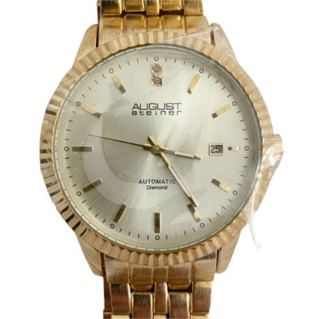 August Steiner Automictic Diamond Watch