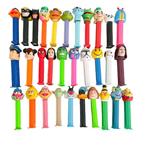Large Pez Dispenser Lot