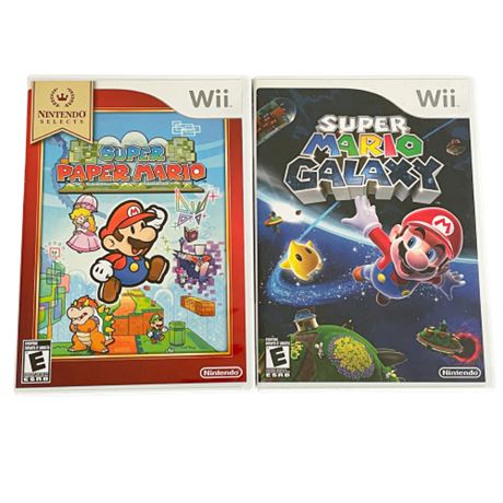Nintendo Wii Super Paper Mario / Super Mario Galaxy