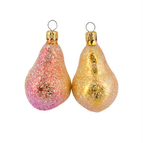 Christopher Radko Sugar Pear Ornaments