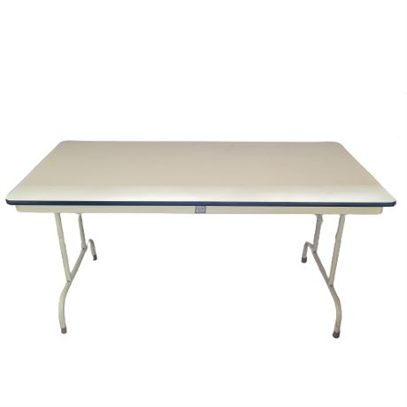 Fort Smith White Folding Table