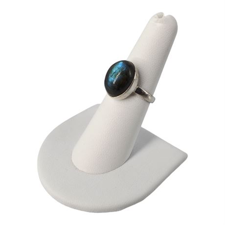 Sterling Silver Labradorite Ring