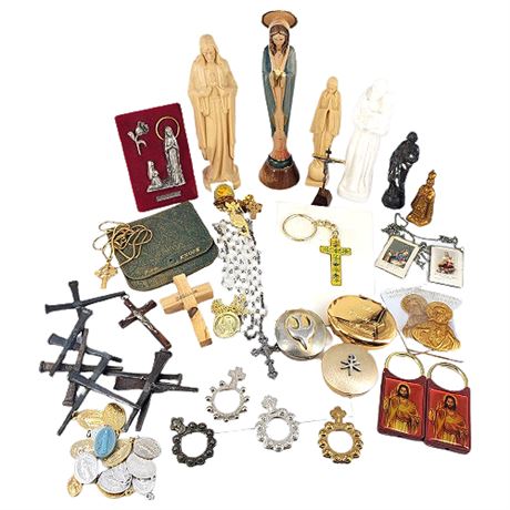 Vintage Religious Item Collection