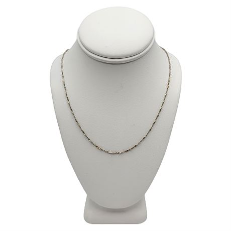 Danecraft 20" Sterling Silver Twisted Serpentine Chain