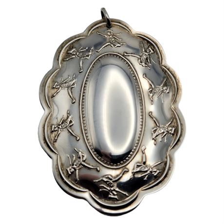 Towle Sterling Silver 1980 Christmas Medallion
