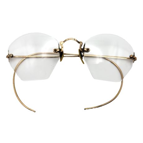 Vintage 12K Gold Filled Arco Eyeglasses