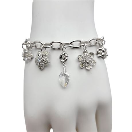 Nadri CZ Charm Bracelet