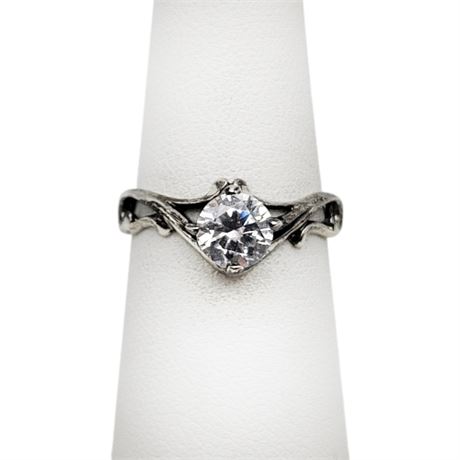 Kabana Sterling Silver CZ Ring