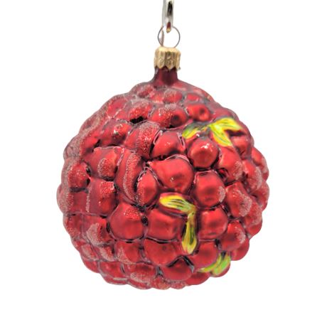 Christopher Radko "Cranberry Frost" Glass Ornament