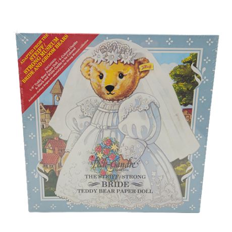 The Steiff / Strong Bride Teddy Bear Paper Doll