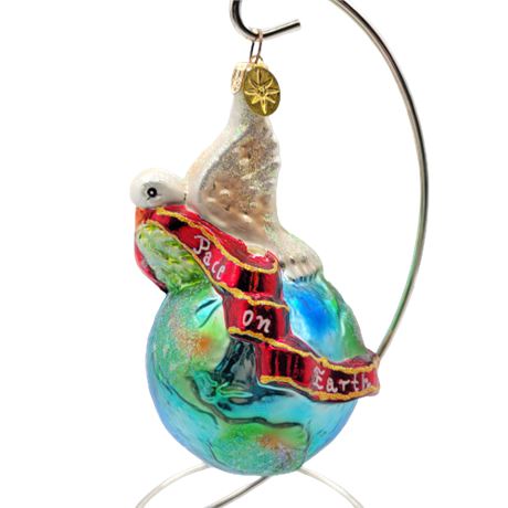 Christopher Radko "2000 Peace on Earth" Glass Ornament