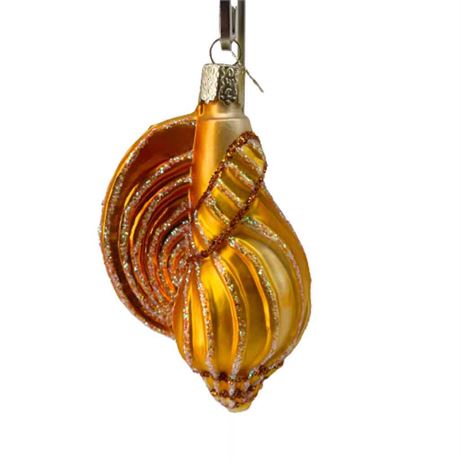 Old World Christmas "Seashell" Glass Ornament