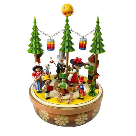 Large Steinbach/ Reuge Germany Black Forest Music Box