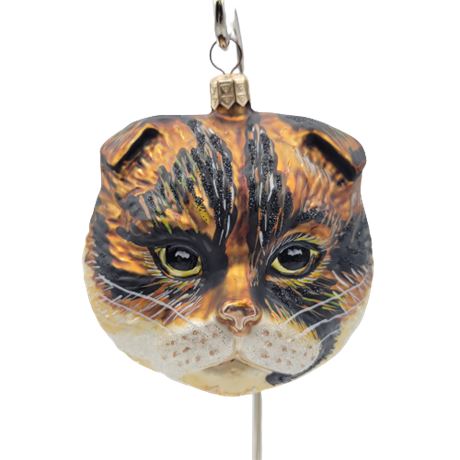 Slavic Treasures "Patches" Glass Ornament