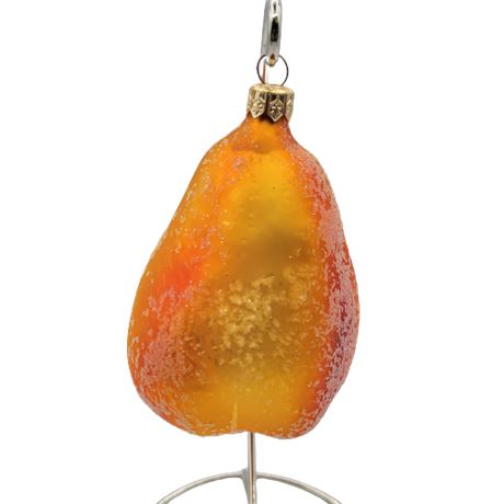 Christopher Radko "Sugar Pear" Glass Ornament