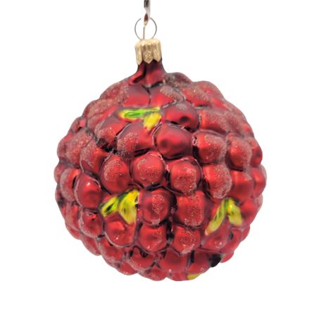 Christopher Radko "Cranberry Frost" Glass Ornament
