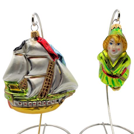 Polonaise Peter Pan Glass Ornament Set