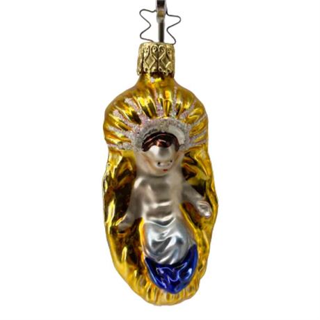 Old World Christmas Inge-Glas "Infant Jesus" Glass Ornaments