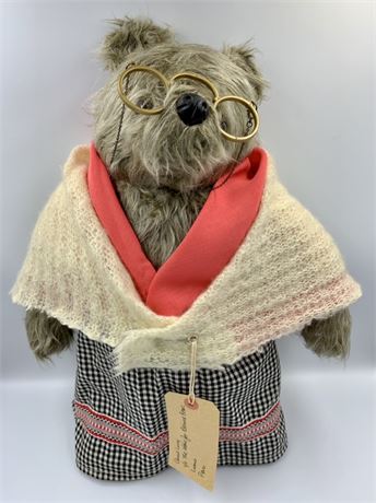 1978 Paddington 17” Aunt Lucy Teddy Bear by Gabrielle Designs Ltd.
