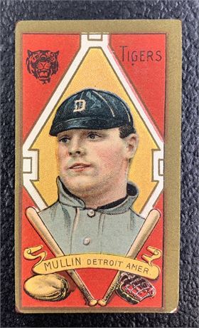 1911 George Mullin Detroit Americans Baseball Sweet Caporal Cigarette Trade Card