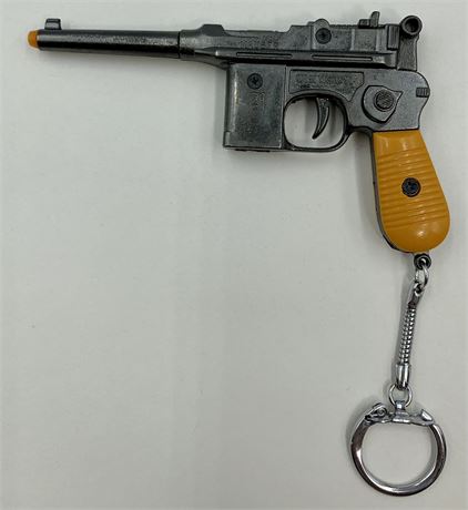 Vintage Military Mauser M 1896 Mechanical German Pistol Key Chain
