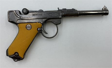 Vintage Military German Luger Miniature Mechanical Pistol, Korea