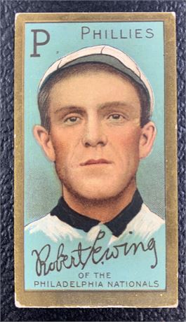 1911 Robert Ewing Phillies Baseball Cycle Cigarette Trade Card