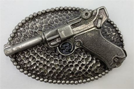 The Great American Buckle Co. 1976 German Luger Handgun Belt Buckle