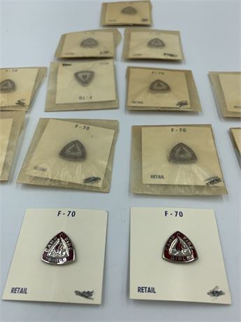 13 pc NOS Camp Fire Girls Vintage Badge Pins