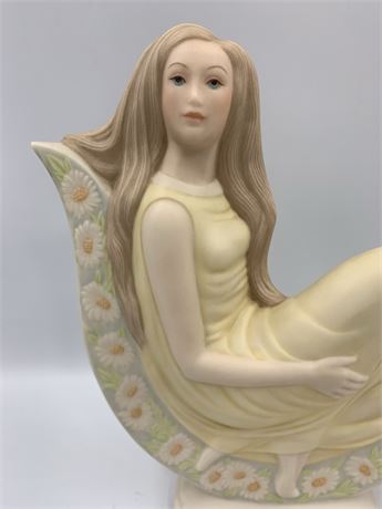 “Awakening” Limited Edition Goebel Laszlo Ispanky Porcelain Maiden Fugurine
