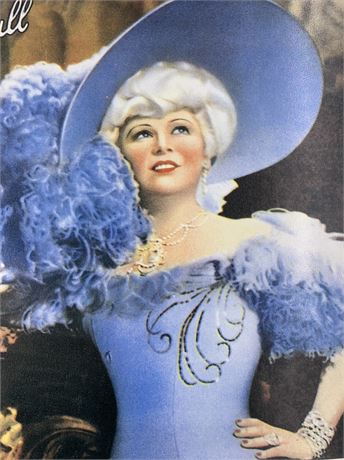 1994 Mae West “Old Golds” Wild West 16” Metal Advertising Sign