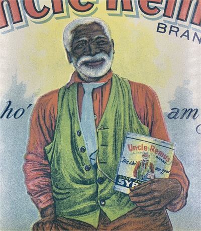 Uncle Remus Syrup Embossed Metal Advertising Sign