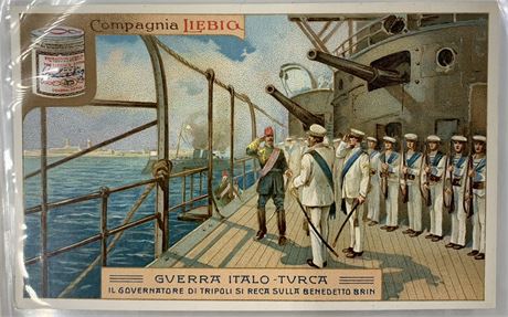 1912 “Guerra Italo-Turca” Liebig Bouillon Antique Trade Card Set